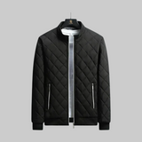 Men's thicken quilted jacket with fleece lining