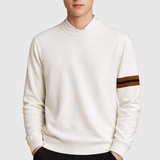 Men's striped crewneck sweater