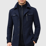 Men's Double Collar Winter Coat