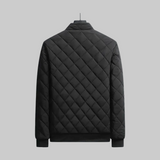 Men's thicken quilted jacket with fleece lining