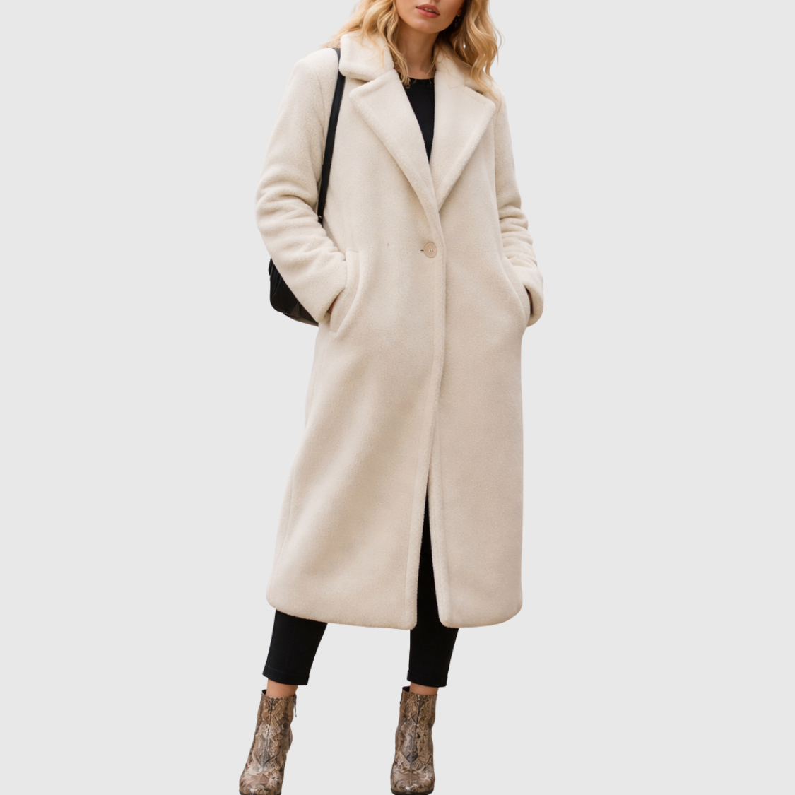 Women's Urban Chic Oversized Textured Jacket