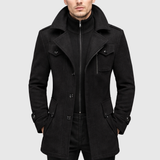 Men's Double Collar Winter Coat
