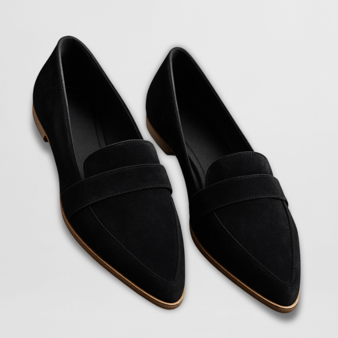 Women's Orthopedic Soft Suede Loafers Cushioned No Break-In Everyday Comfort Flat – Helen