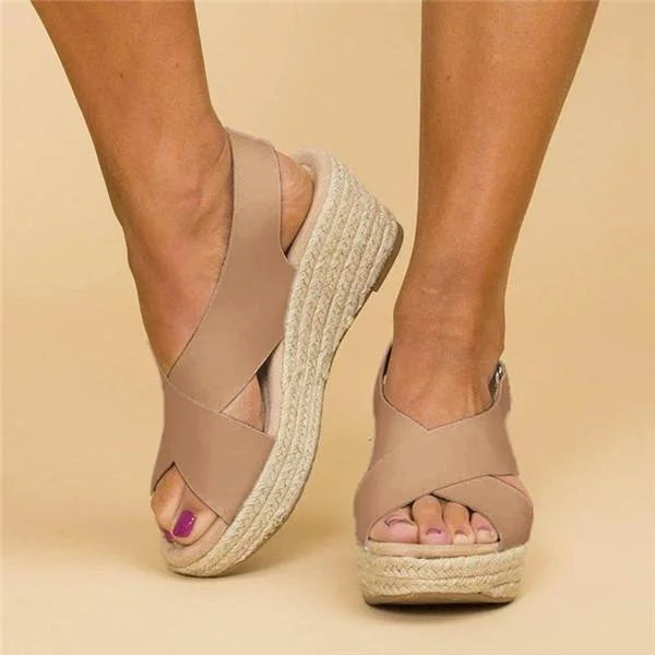 Women's Orthopedic Sandals Cushioned Contoured Footbed Wedge Breathable Casual Summer – Neve