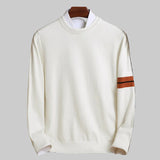 Men's striped crewneck sweater