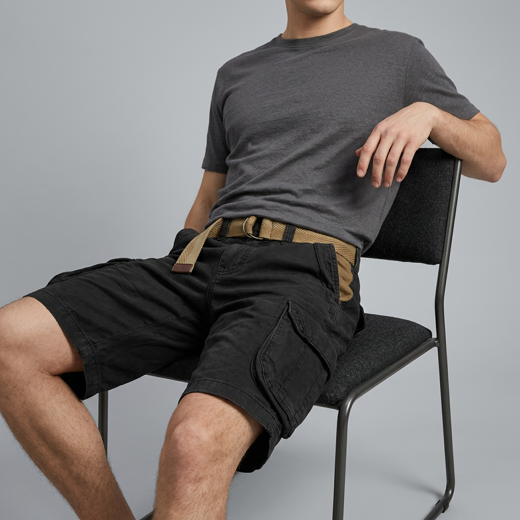 Men’s Cargo Shorts with Multi Pocket Utility