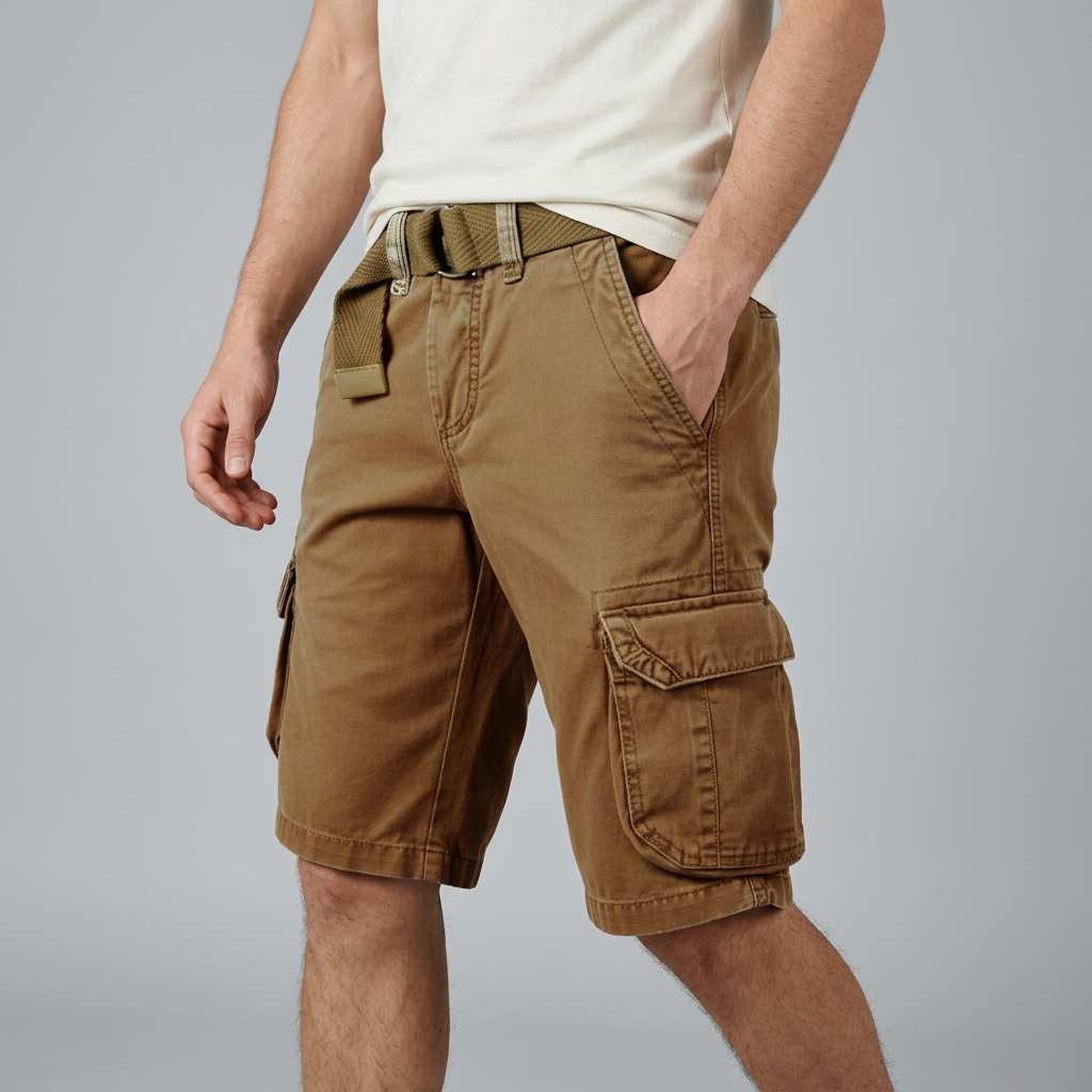Men’s Cargo Shorts with Multi Pocket Utility