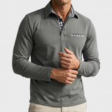 Men's Summer Polo Shirt with Long Sleeves