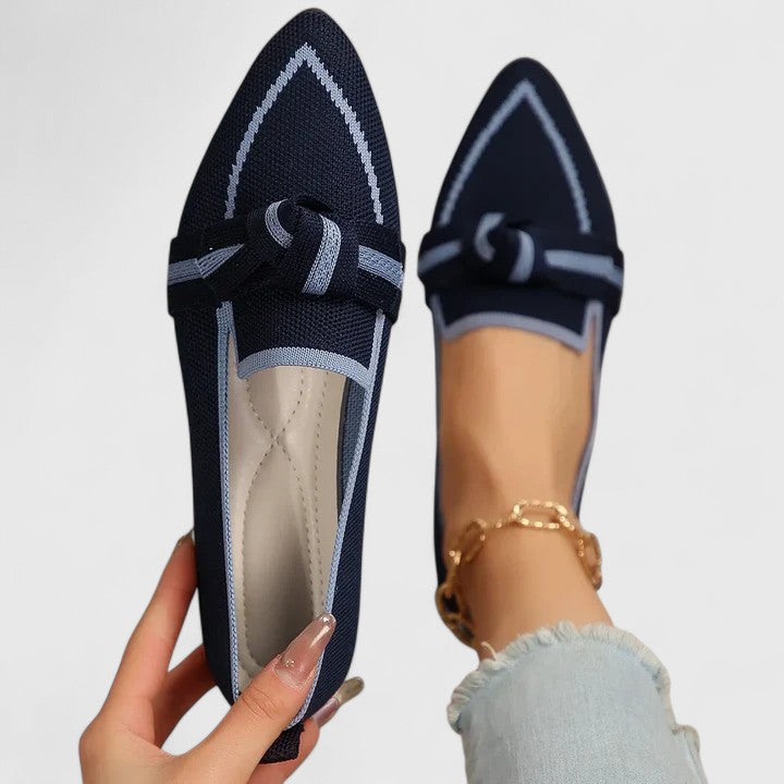 Women's Orthopedic Arch Support Pointed Toe Loafers Chic Versatile Slip-On Flat – Maricela