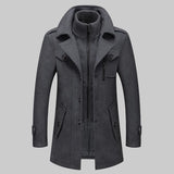 Men's Double Collar Winter Coat