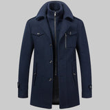 Men's Double Collar Winter Coat
