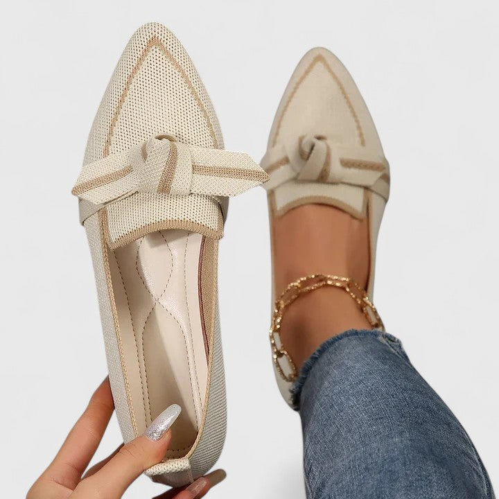 Women's Orthopedic Arch Support Pointed Toe Loafers Chic Versatile Slip-On Flat – Maricela