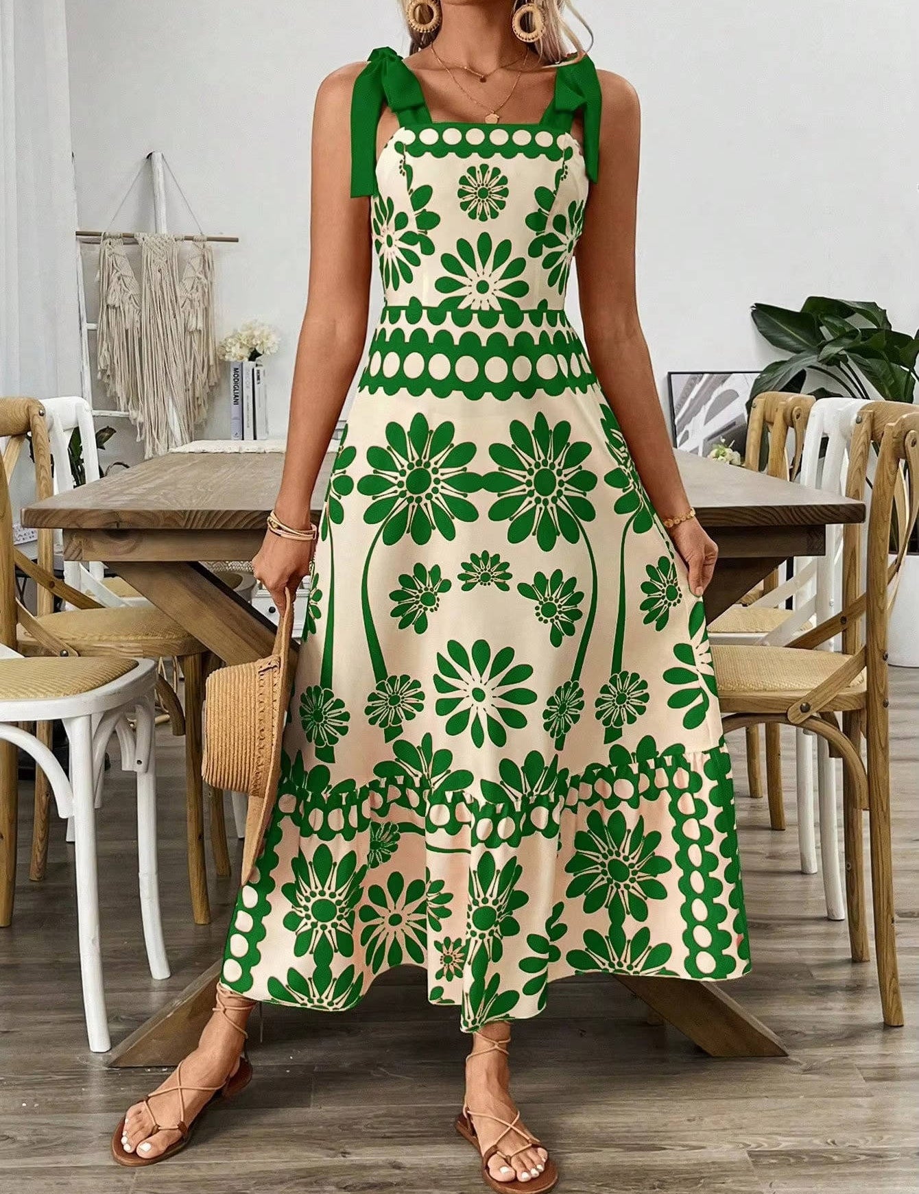 Women’s Maxi Dress With Floral Print