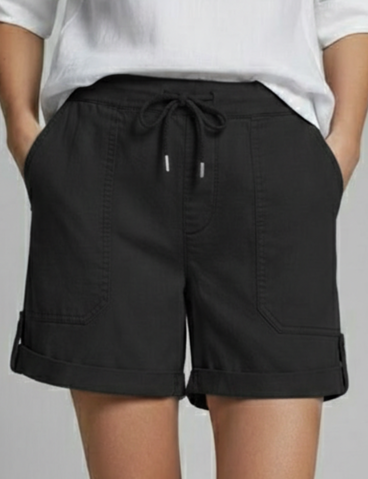 Women’s Drawstring Pocket Shorts