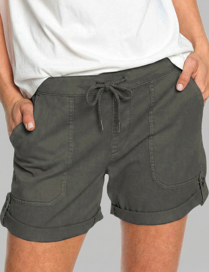 Women’s Drawstring Pocket Shorts