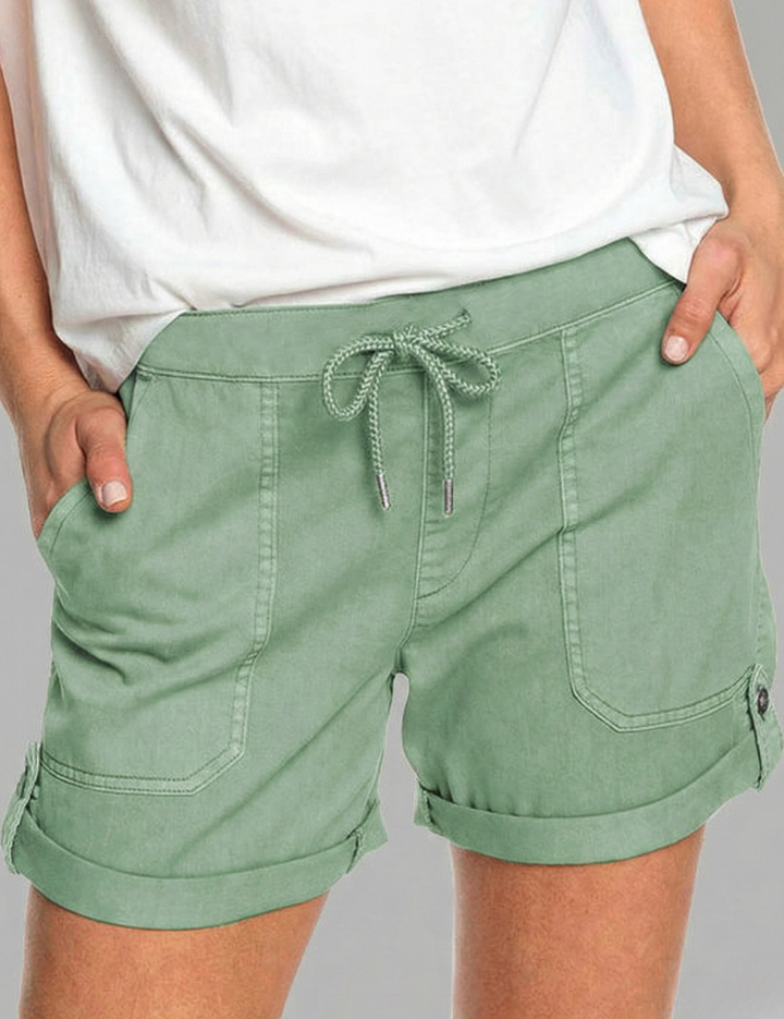 Women’s Drawstring Pocket Shorts