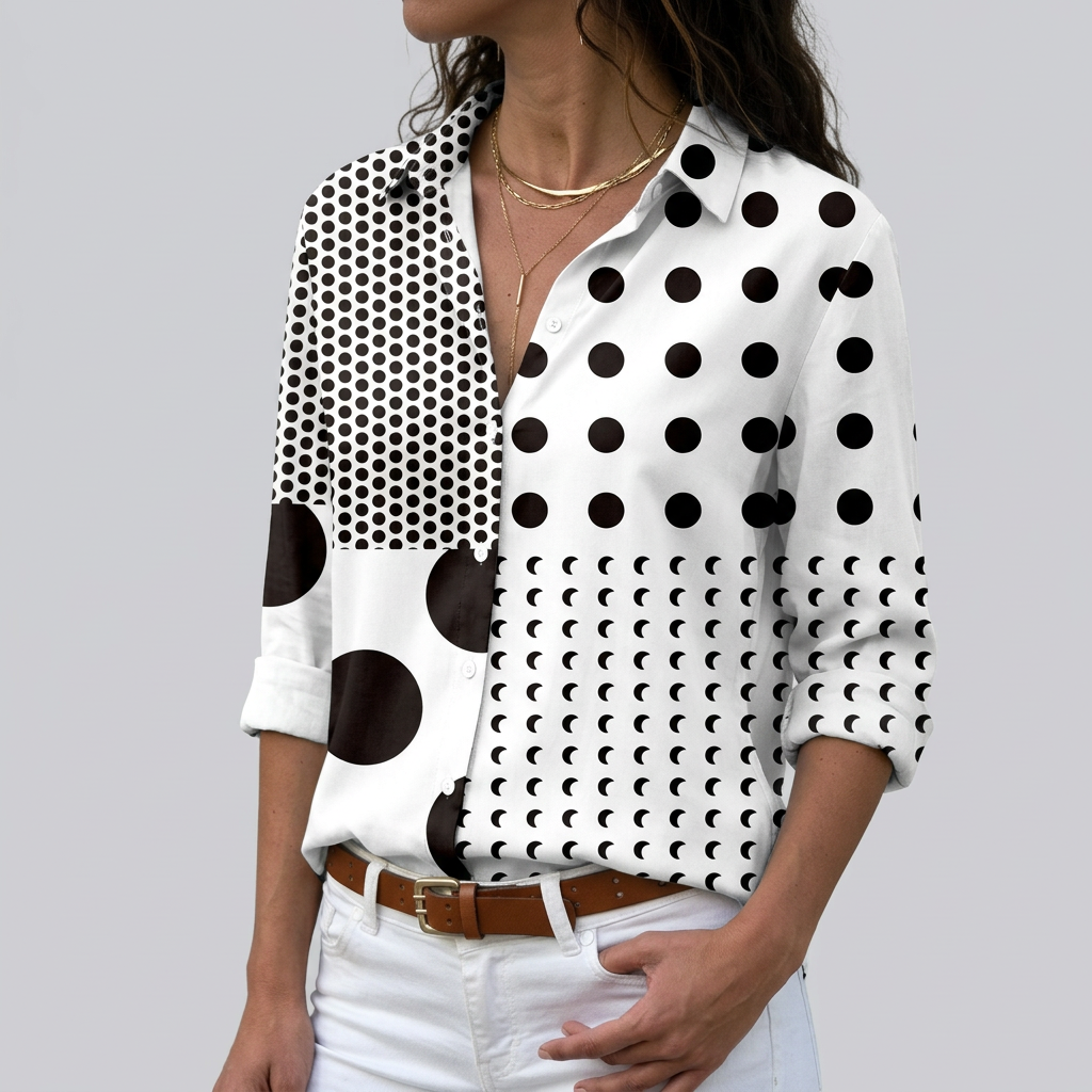 Women’s Floral Button Down Summer Shirt