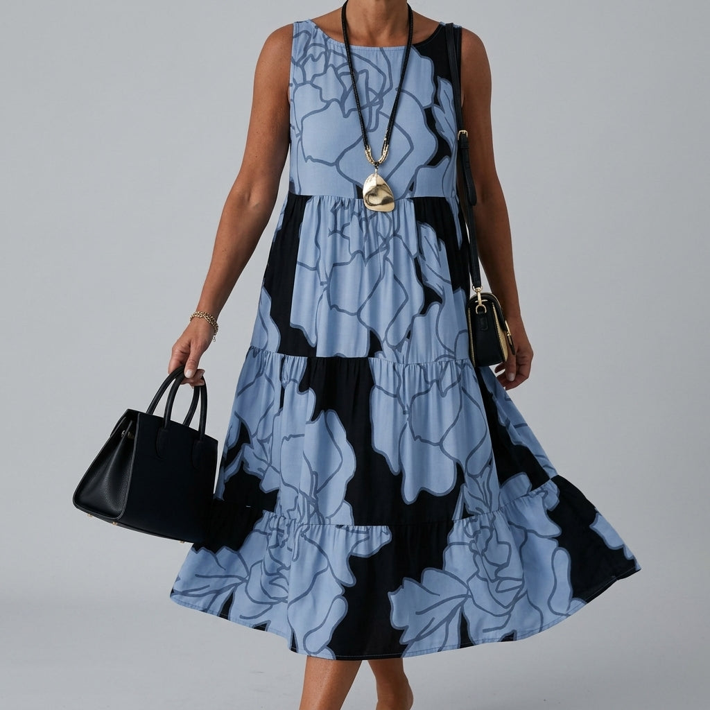 Women’s Floral Printed Midi Dress