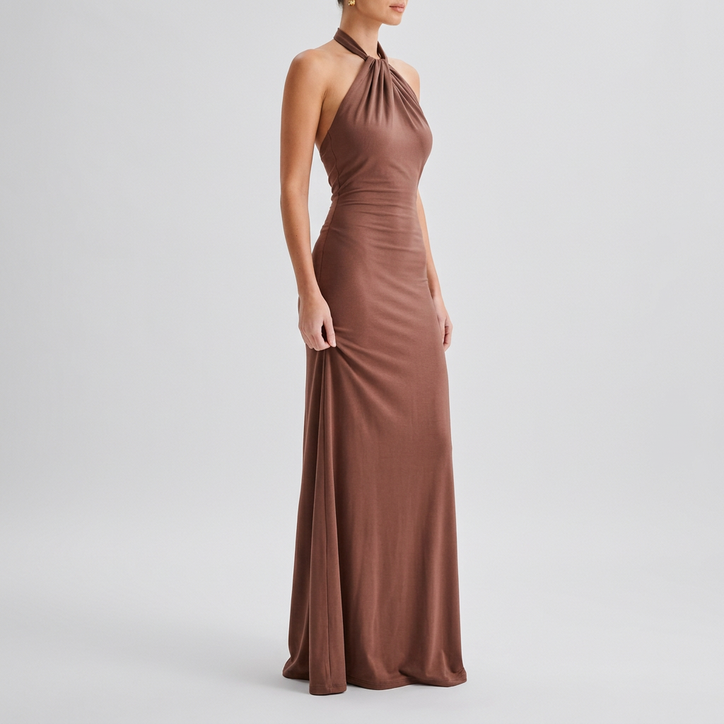 Women’s Halter Neck Maxi Dress