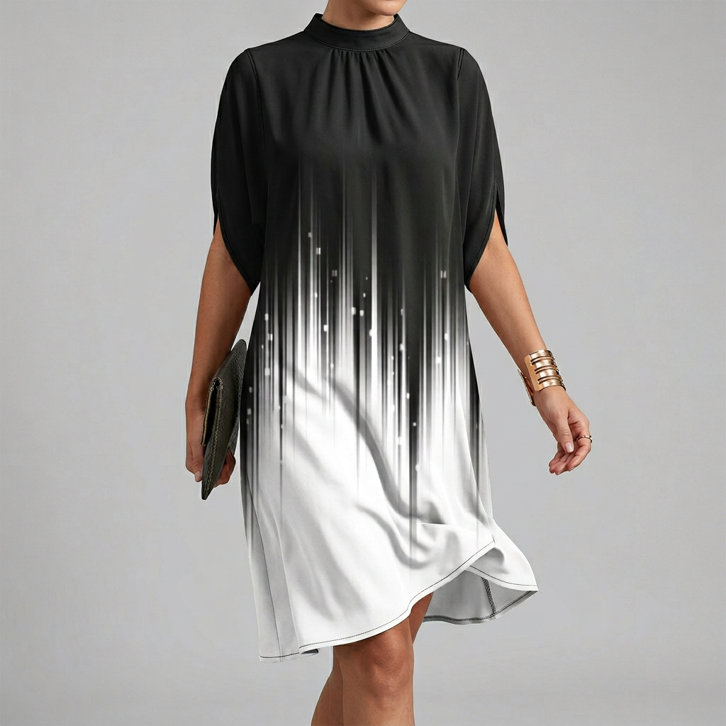 Women’s High Neck Midi Dress