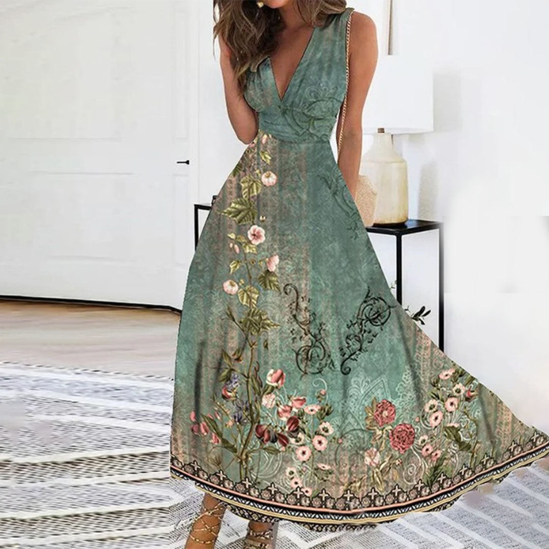 Women’s Floral Print Maxi Dress