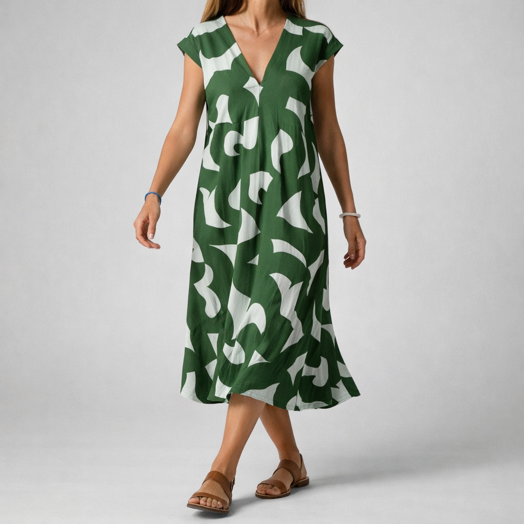 Women’s Printed Midi Dress