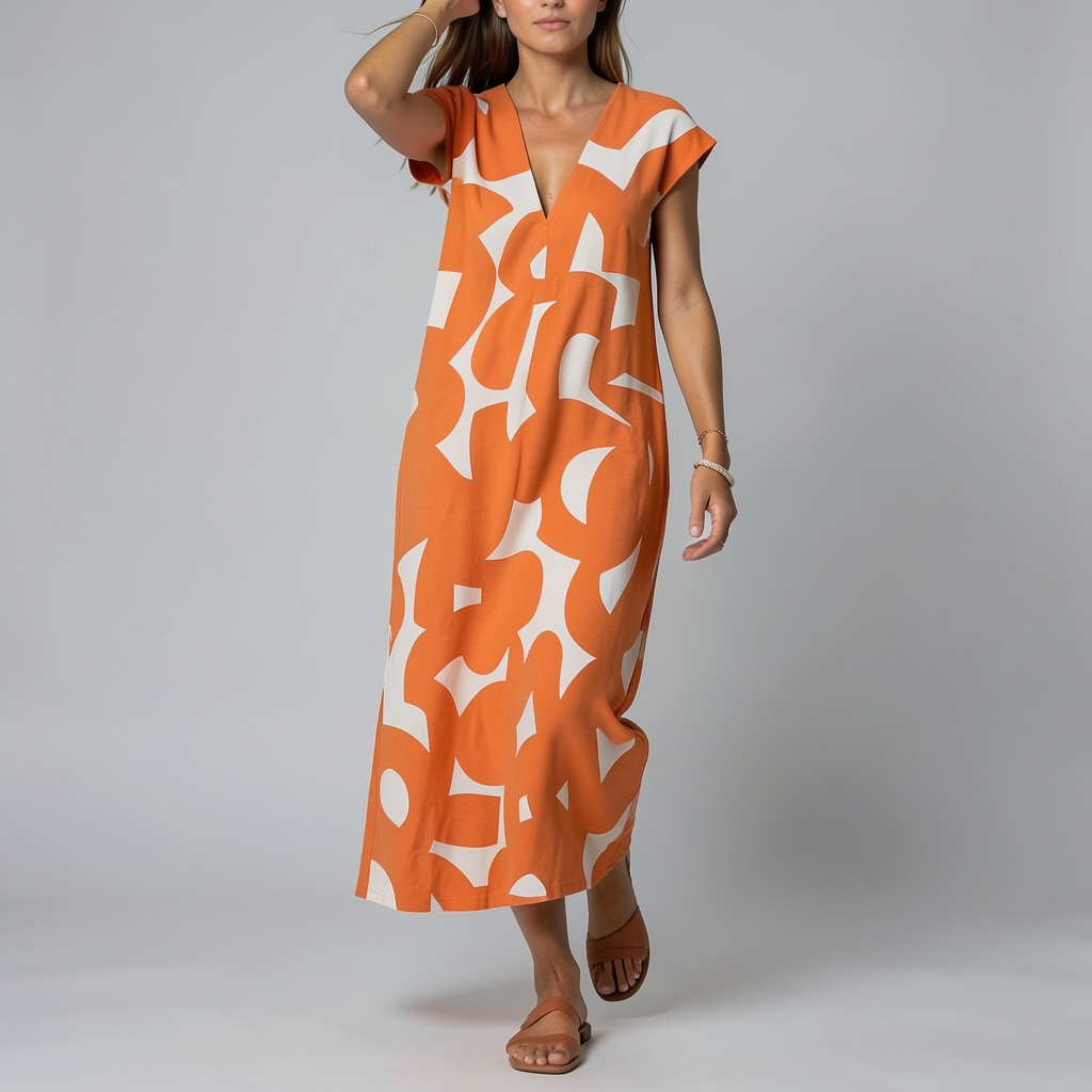 Women’s Printed Midi Dress