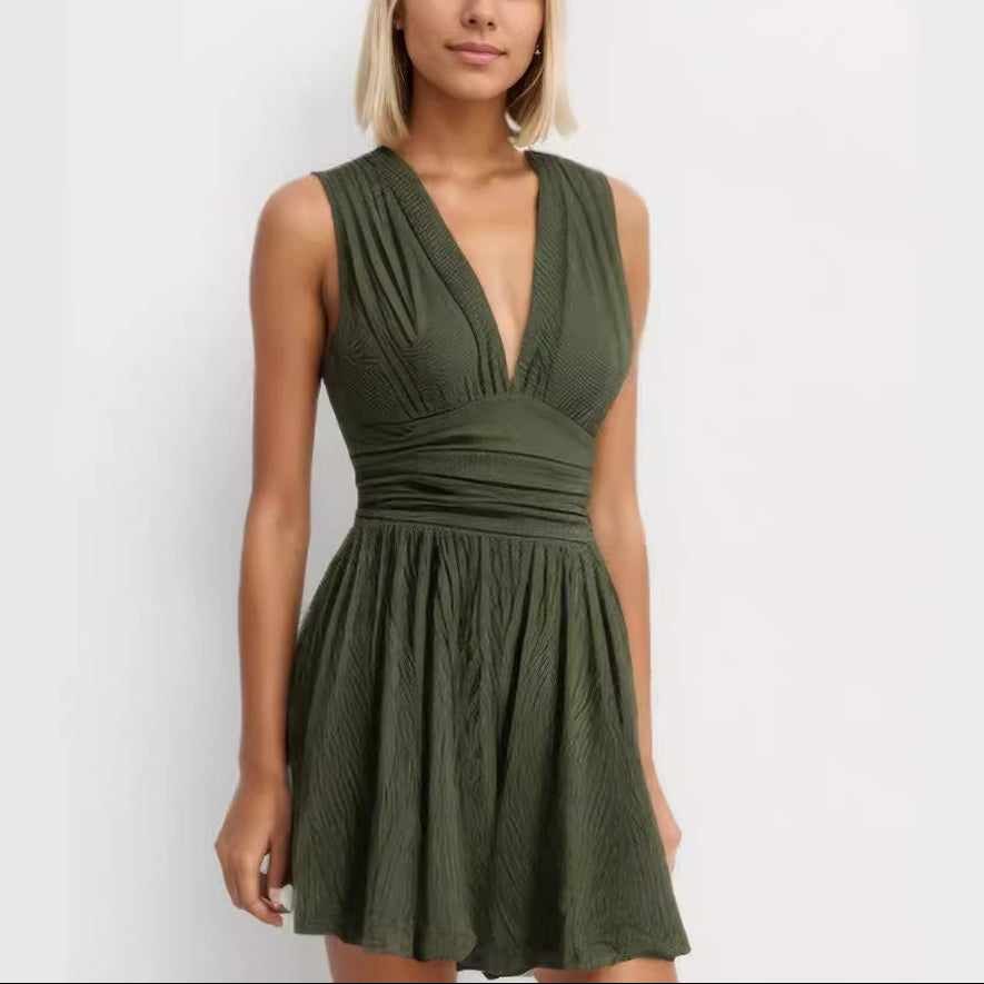 Women’s Romper with Gathered Waist