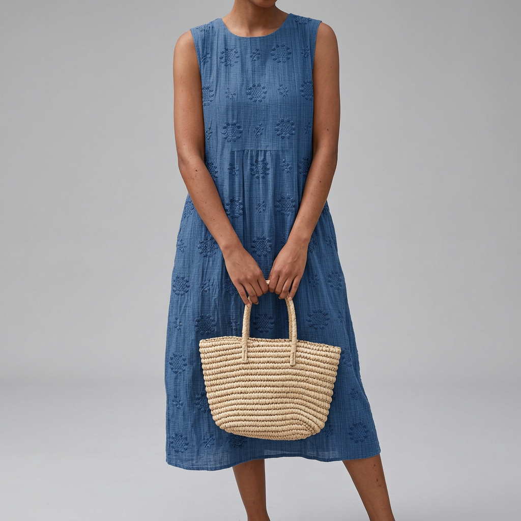 Women’s Sleeveless Summer Midi Dress