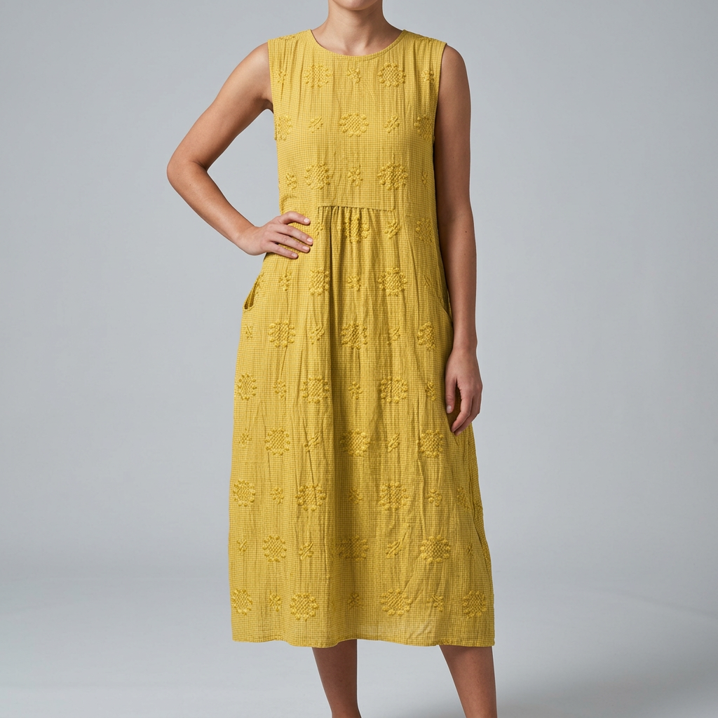 Women’s Sleeveless Summer Midi Dress