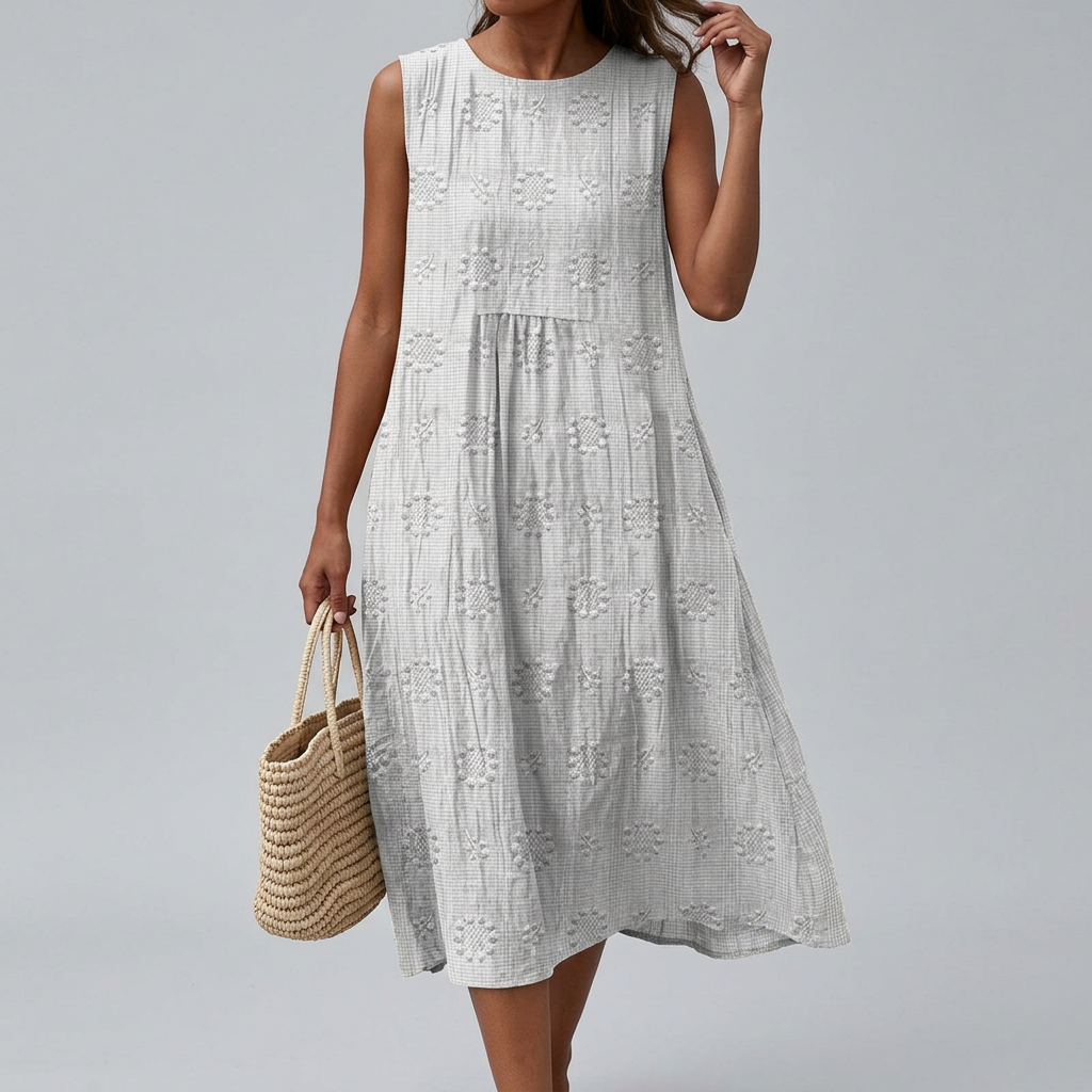 Women’s Sleeveless Summer Midi Dress