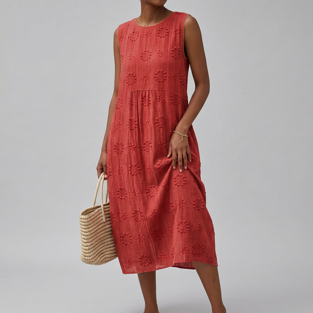 Women’s Sleeveless Summer Midi Dress