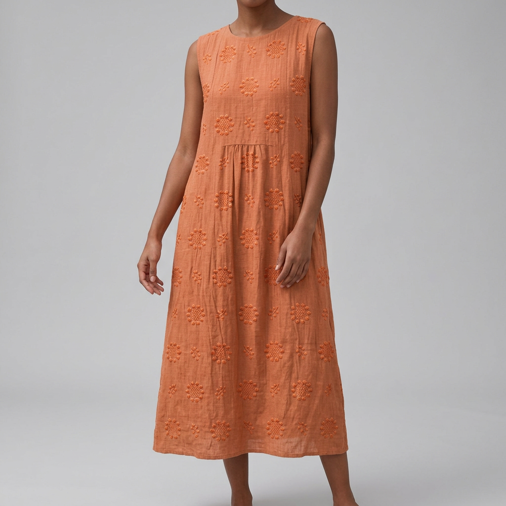 Women’s Sleeveless Summer Midi Dress