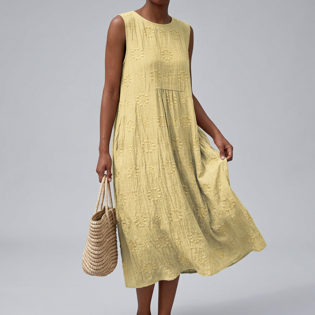 Women’s Sleeveless Summer Midi Dress