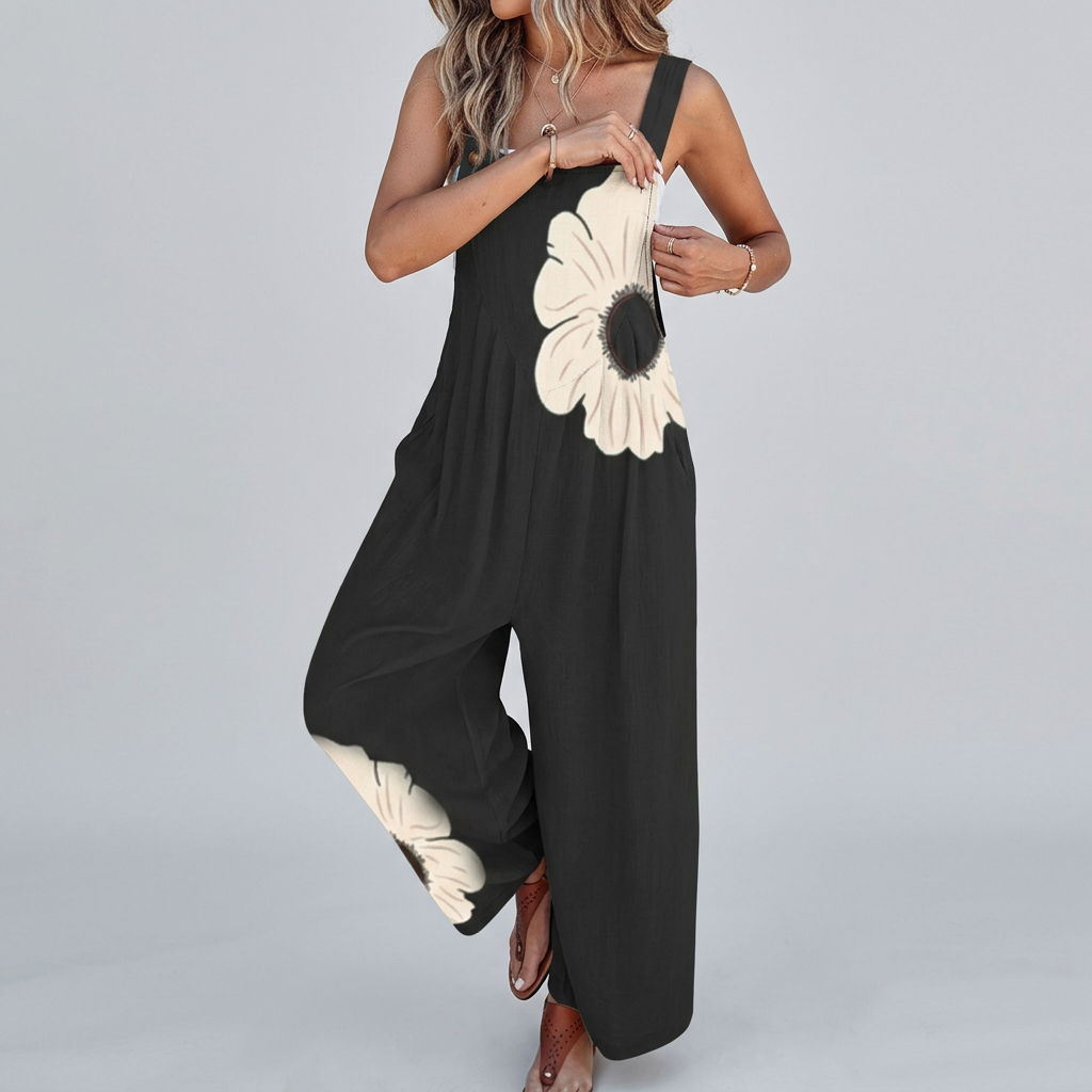 Women’s Square Neck Jumpsuit