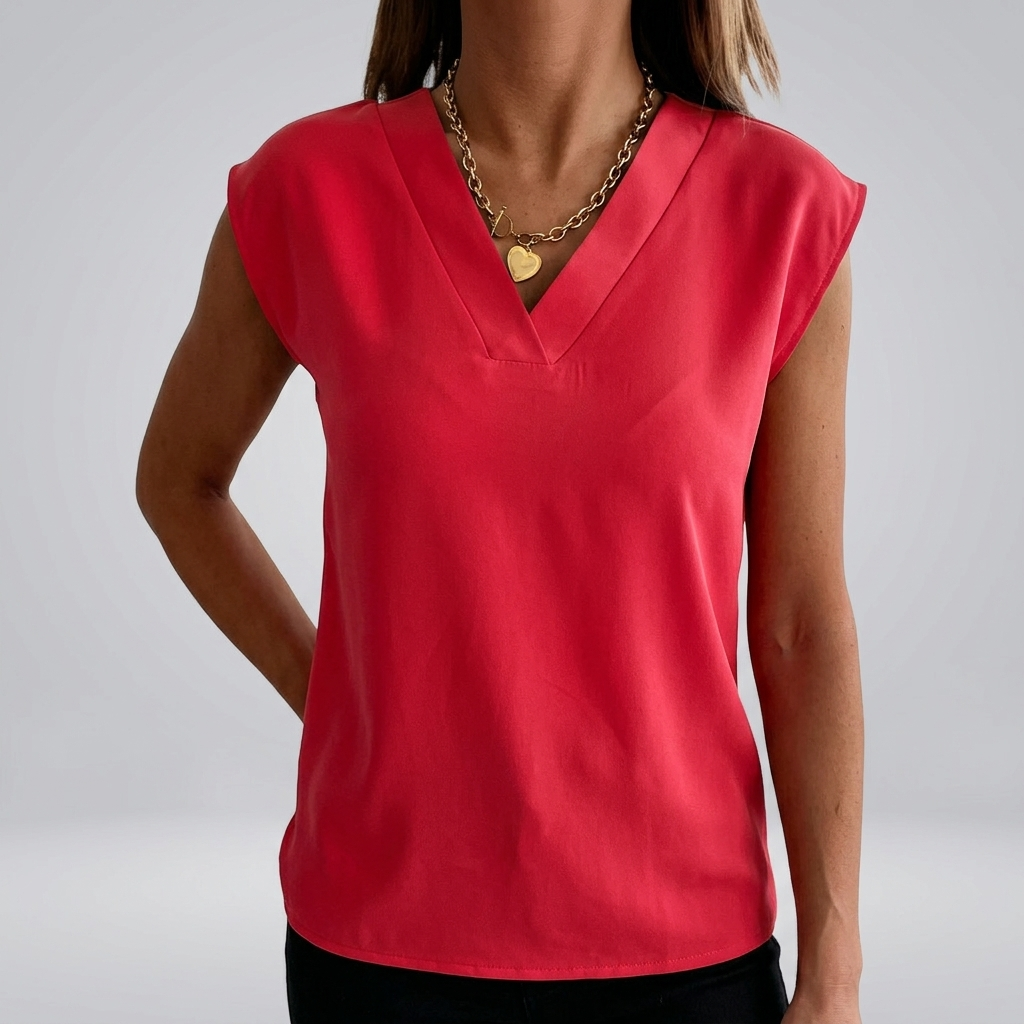 Women’s V-Neck Blouse