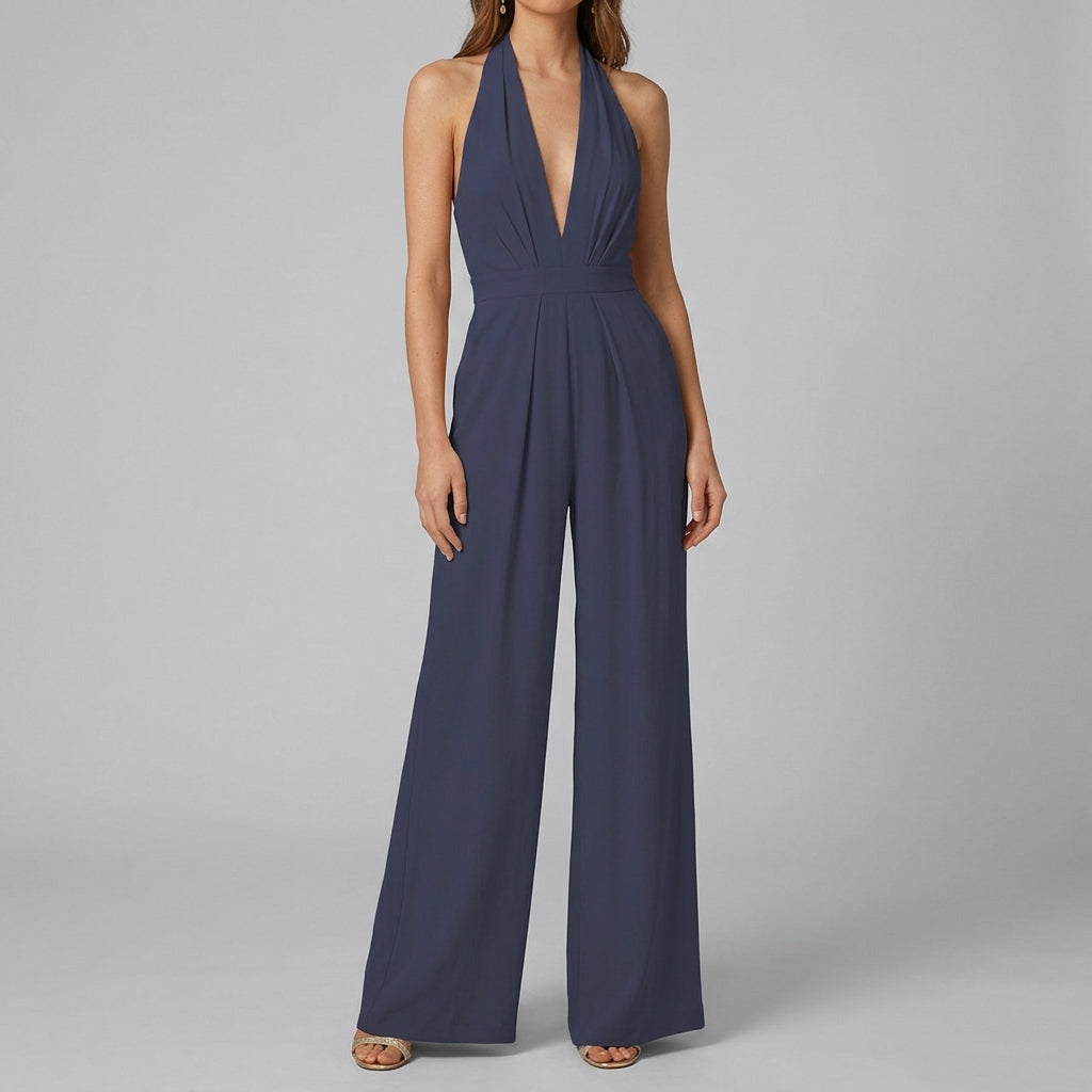 Women’s V-Neck Jumpsuit