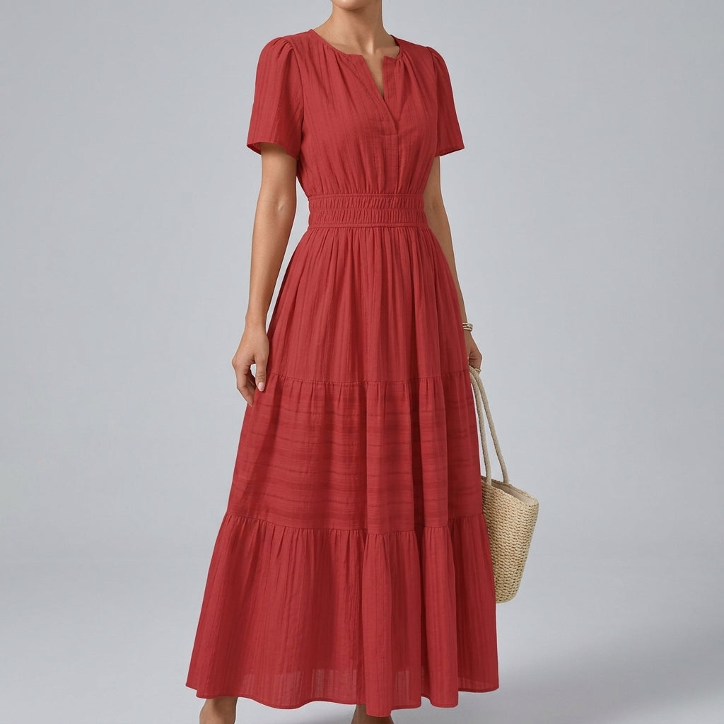 Women’s V-Neck Maxi Dress