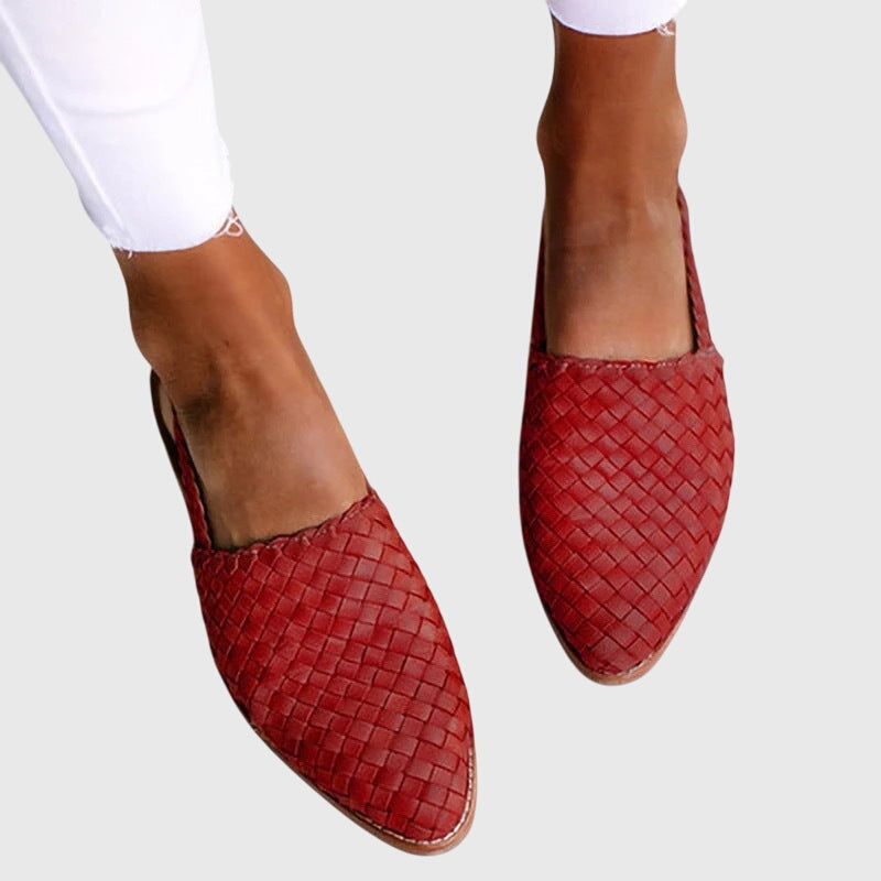 Women's Orthopedic Slip-On Loafers Three-Arch Support Pain Relief Posture Correction – Selene