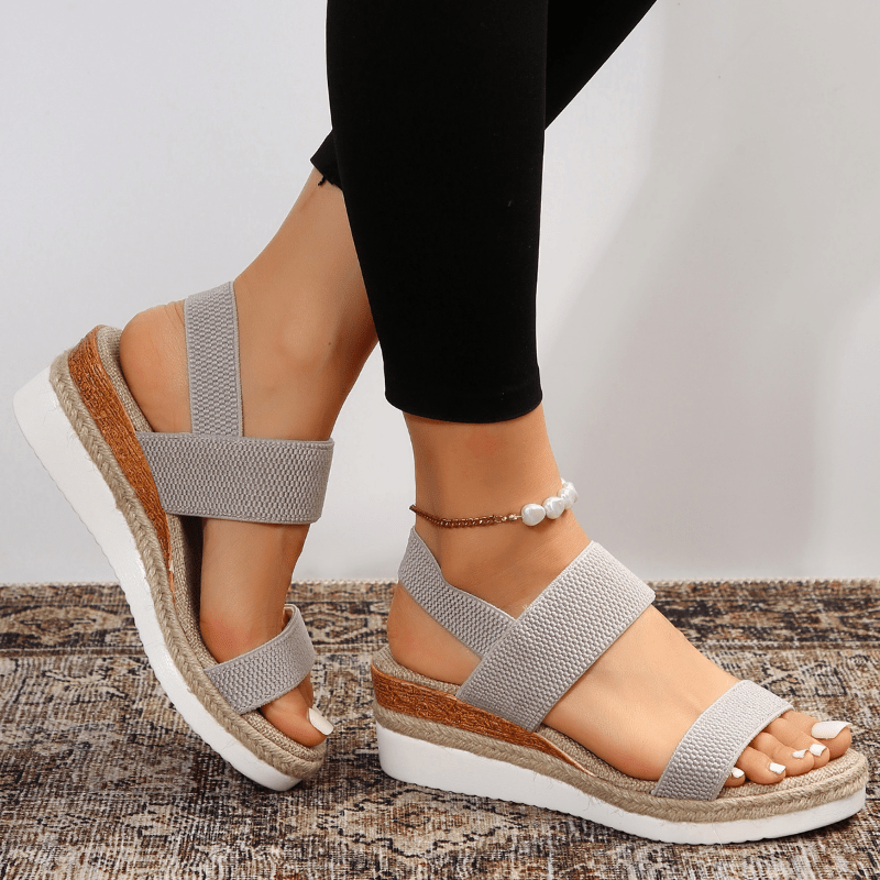 Women's Orthopedic Platform Sandals Lightweight Breathable Sporty Minimalist Casual – Melyora