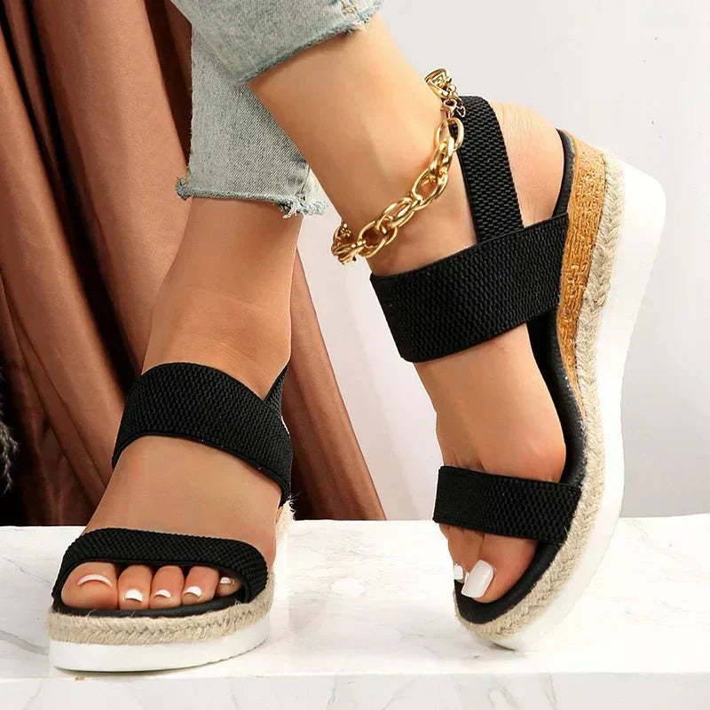 Women's Orthopedic Platform Sandals Lightweight Breathable Sporty Minimalist Casual – Melyora