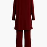 Women's 3-Piece Blazer Set Wide-Leg Pants Vest Office Business Casual Coordinated Outfit - Victrafia