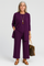 Women's 3-Piece Blazer Set Wide-Leg Pants Vest Office Business Casual Coordinated Outfit - Victrafia
