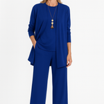 Women's 3-Piece Blazer Set Wide-Leg Pants Vest Office Business Casual Coordinated Outfit - Victrafia