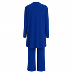 Women's 3-Piece Blazer Set Wide-Leg Pants Vest Office Business Casual Coordinated Outfit - Victrafia