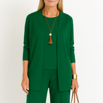 Women's 3-Piece Blazer Set Wide-Leg Pants Vest Office Business Casual Coordinated Outfit - Victrafia