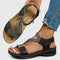 Women's Arch Support Sandals Open Toe Velcro Strap Casual Summer Walking - Victrafia