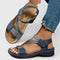 Women's Arch Support Sandals Open Toe Velcro Strap Casual Summer Walking - Victrafia