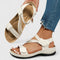 Women's Arch Support Sandals Open Toe Velcro Strap Casual Summer Walking - Victrafia