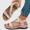 Women's Arch Support Sandals Open Toe Velcro Strap Casual Summer Walking - Victrafia